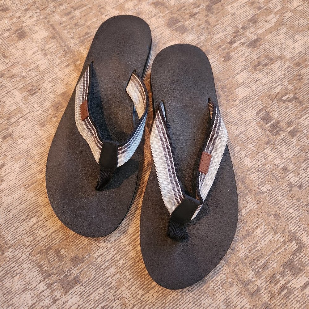 Orthotic Flip Flops Casual Comfortable Thong Sandal Arch Support 8.5